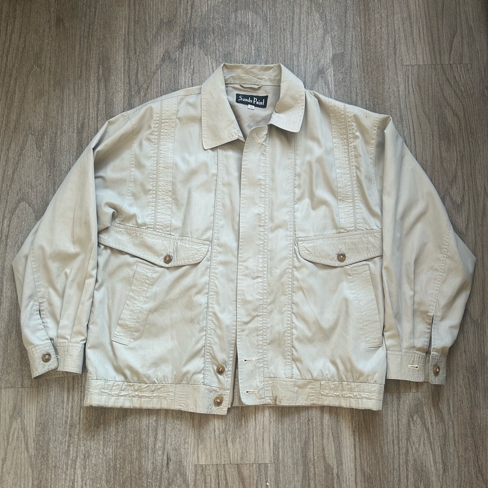 Sands Point Men's Light Beige Casual Jacket